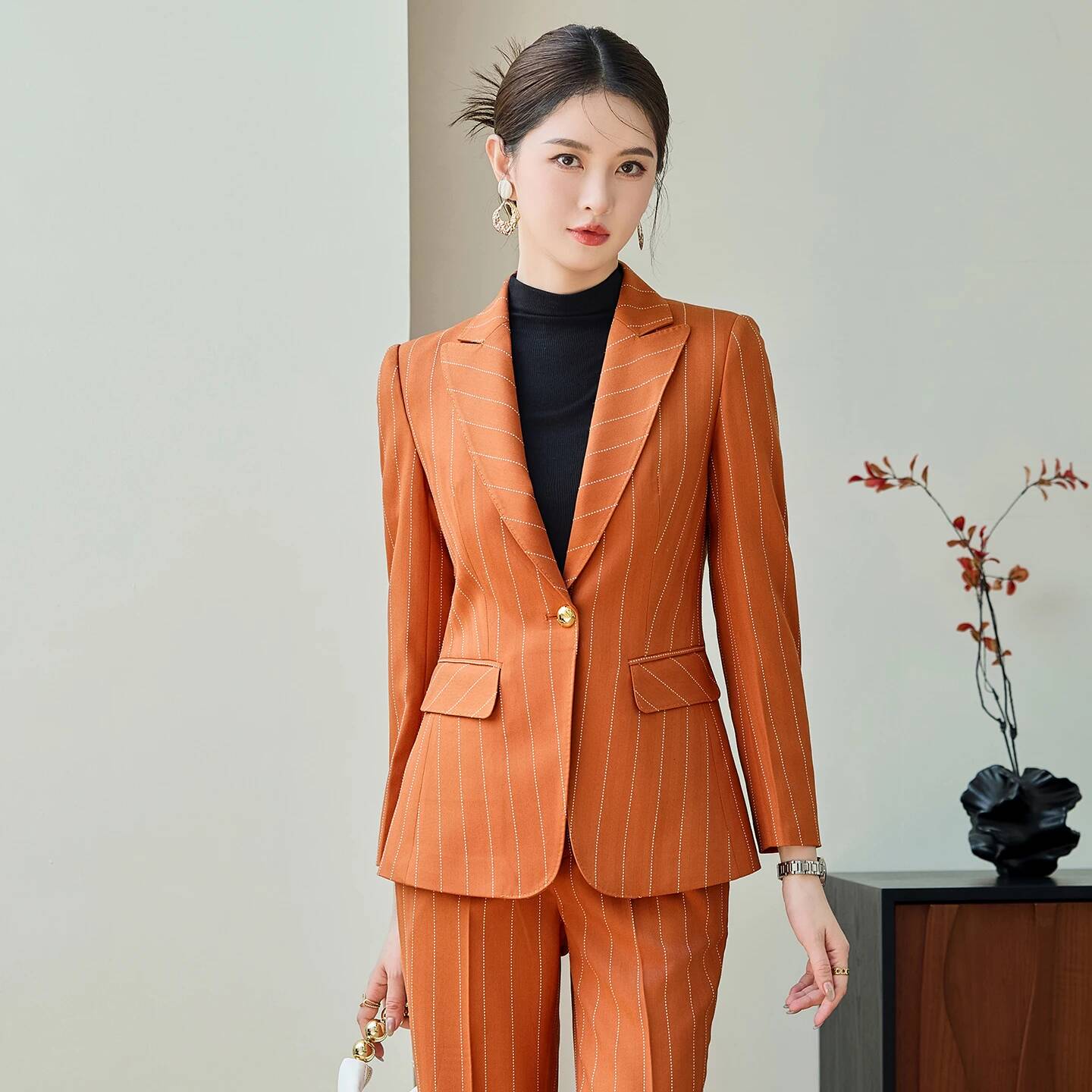 Formal Winter Wear Women Jacket - Autumn Winter Formal Women Business Suits