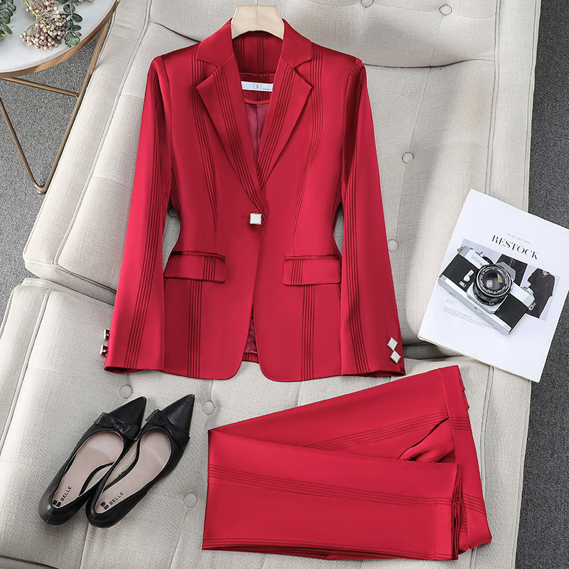 Fashion Women Pant Suit 2 Piec - đánh giá và giá Formal Winter Wear Women Jacket