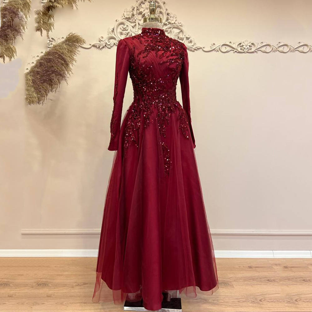 Beads Ankle Length A Line Prom - đánh giá và giá Women Formal Wear For Party