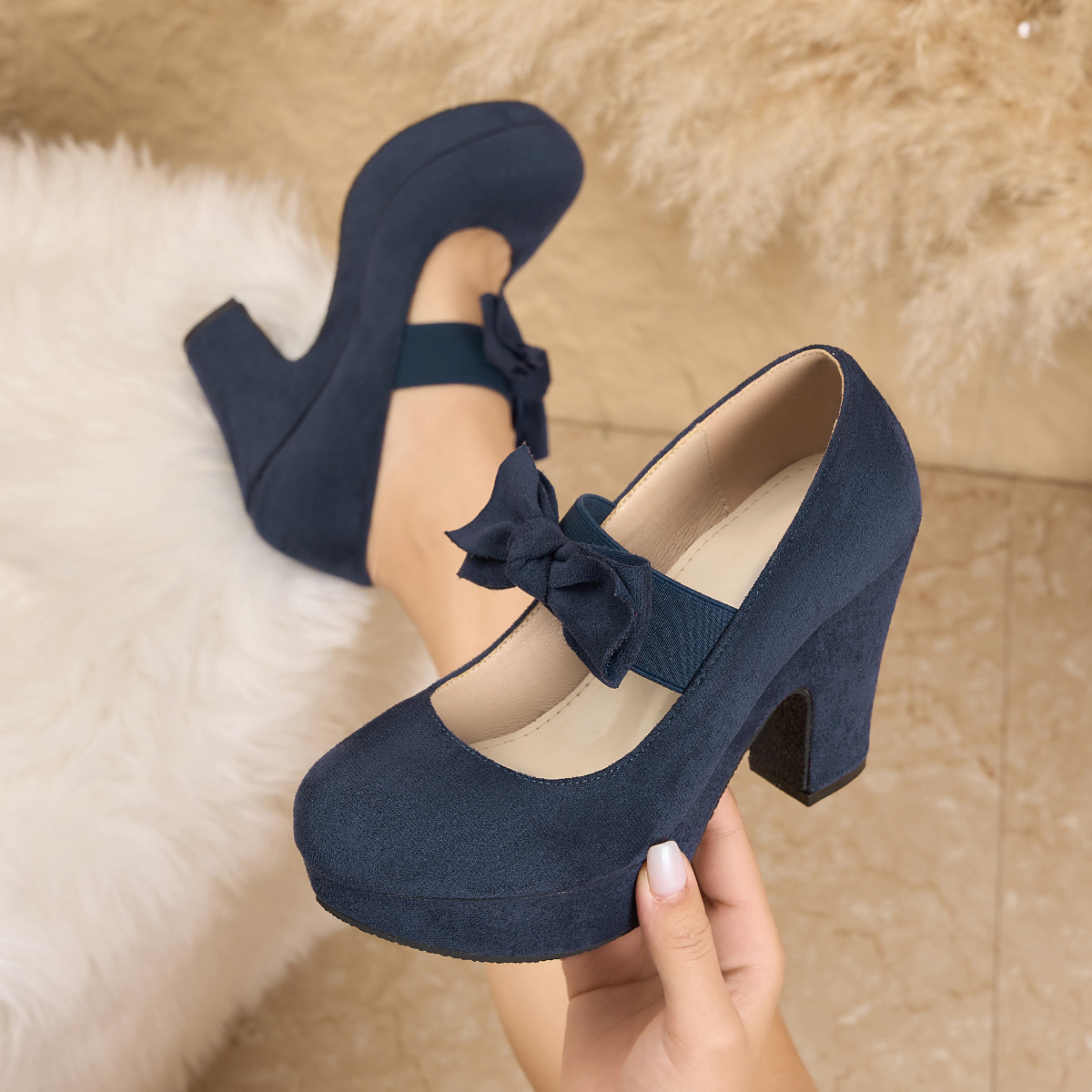Large size women's  bow Mary J - đánh giá và giá Women Formal Office Wear Shoes
