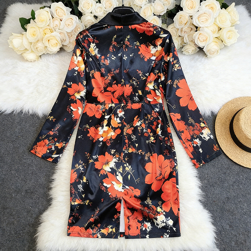 2026 Spring Floral Print V Nec - đánh giá và giá Women Formal Wear H&M
