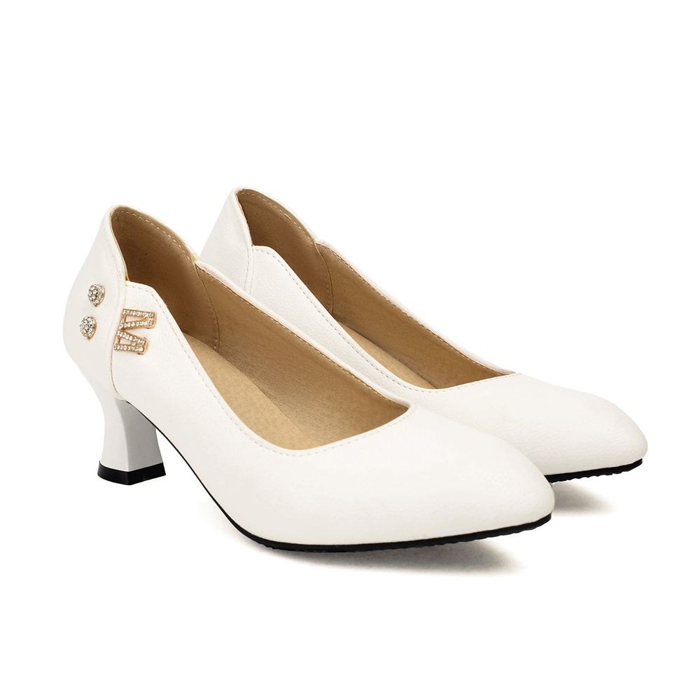 Autumn Mature Women Pumps 5cm  - đánh giá và giá Women Formal Office Wear Shoes