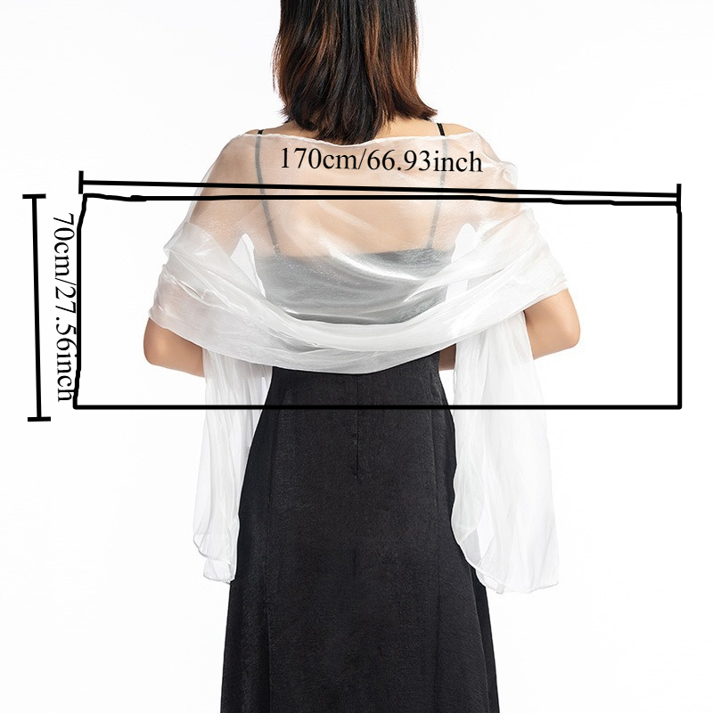 Elegant Solid Color Shawl for  - đánh giá và giá Women Formal Wear Dress
