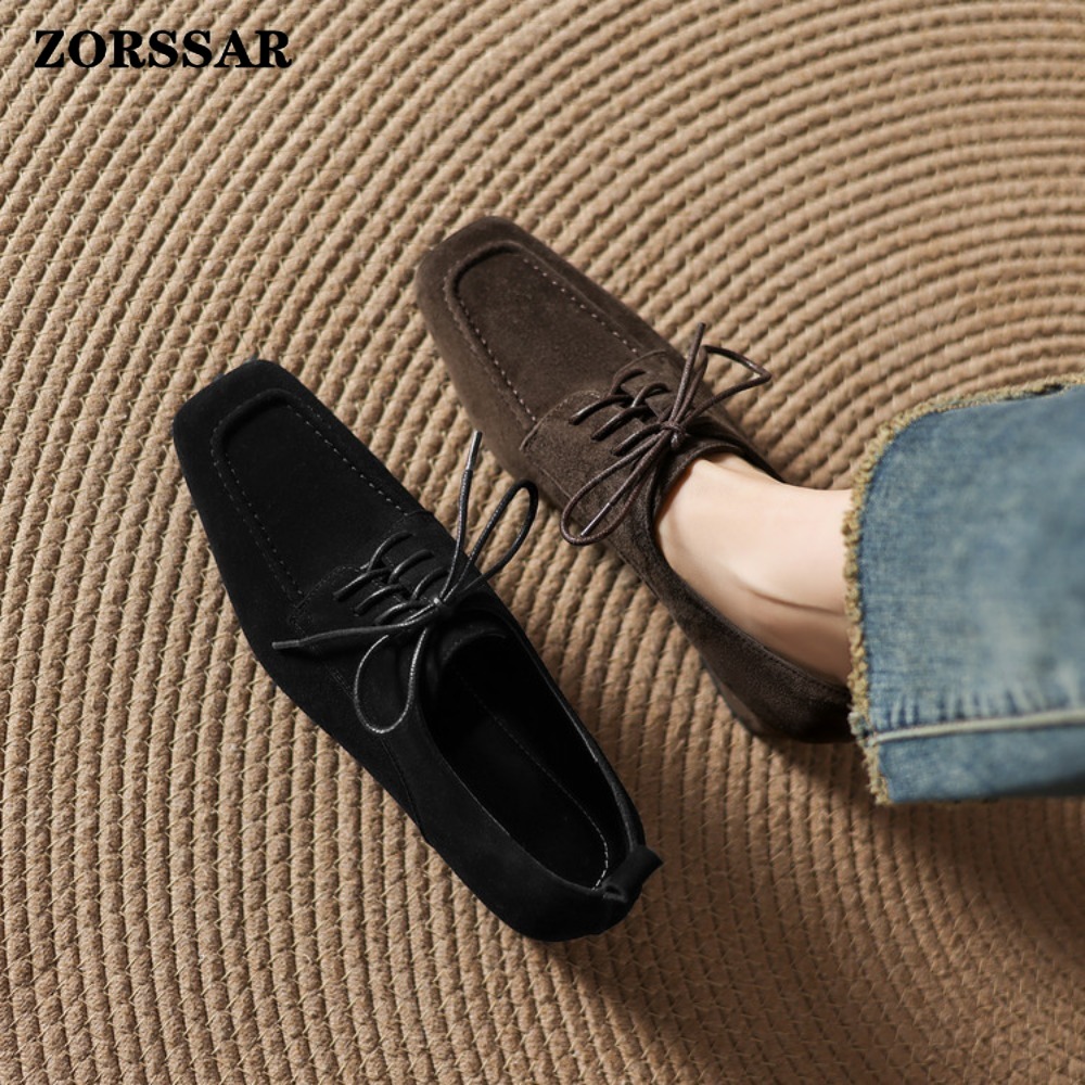 Women's Brown Suede Square Toe - đánh giá và giá Women Formal Office Wear Shoes