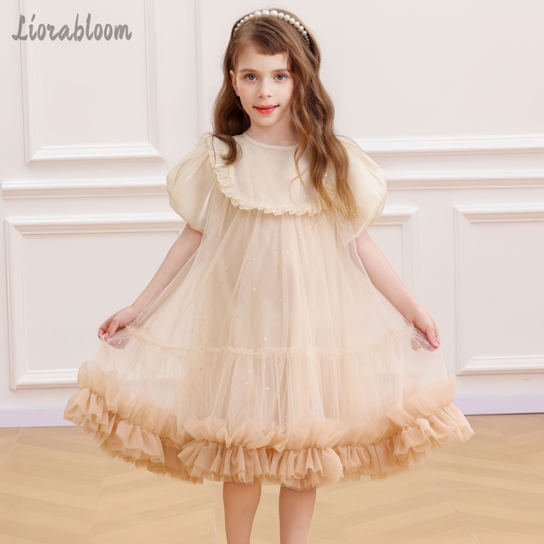Girls' Khaki Tulle Dress Simpl - đánh giá và giá Women Formal Wear H&M