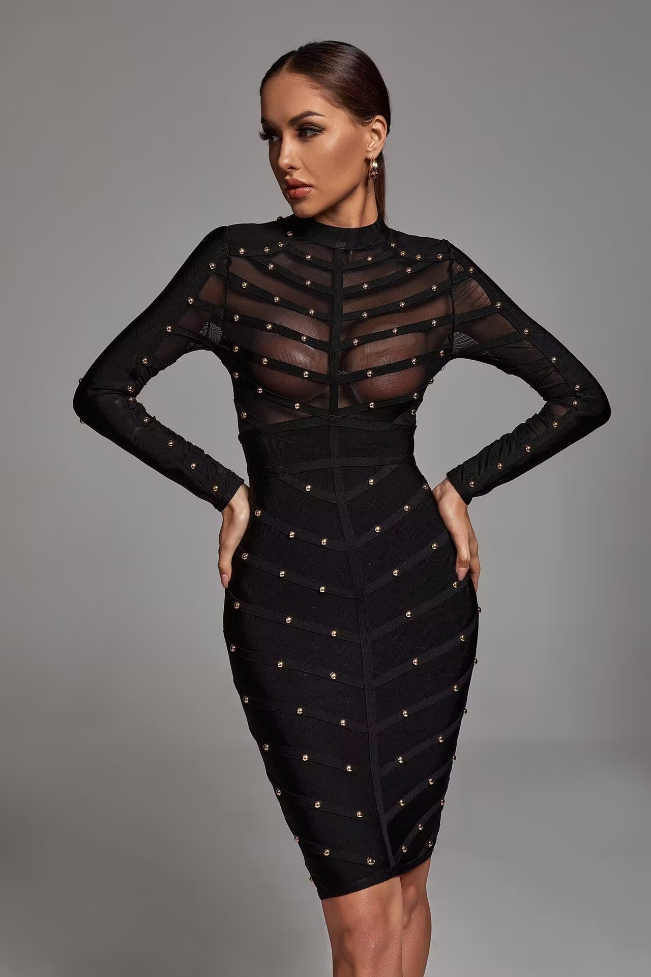 Stylish Rivets Glam Perspectiv - đánh giá và giá Women Formal Wear H&M